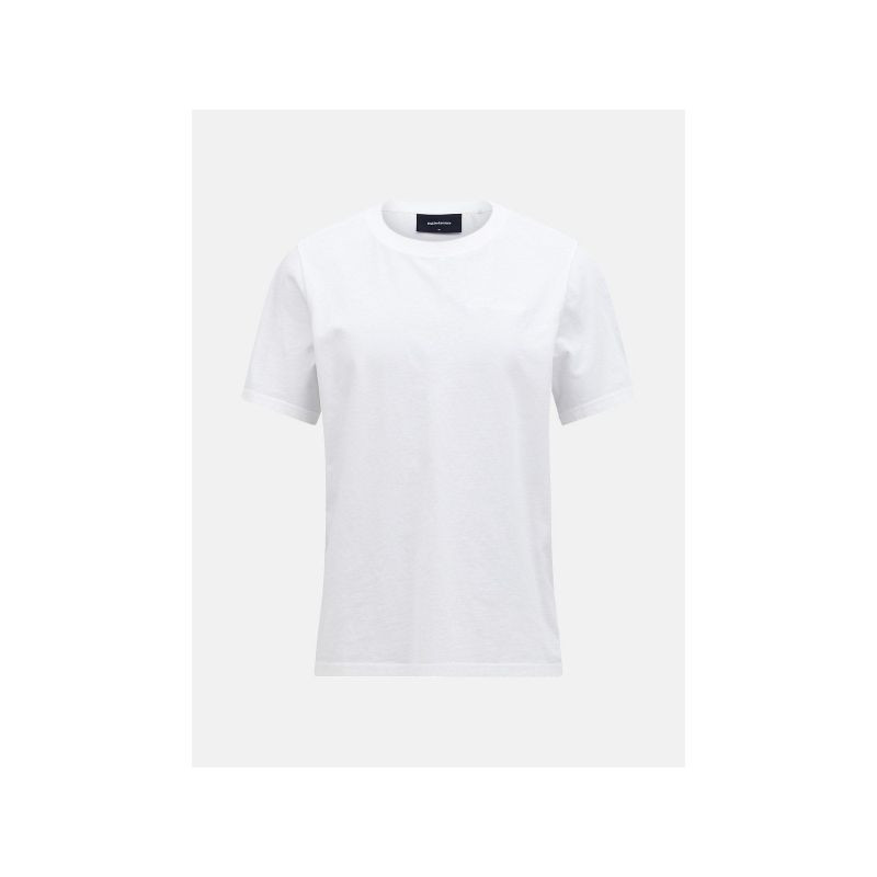 Pánské tričko PEAK PERFORMANCE M Original Small Logo Tee, bílá barva