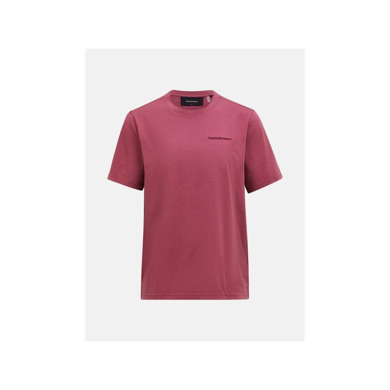Pánské tričko PEAK PERFORMANCE M Original Small Logo Tee, červené