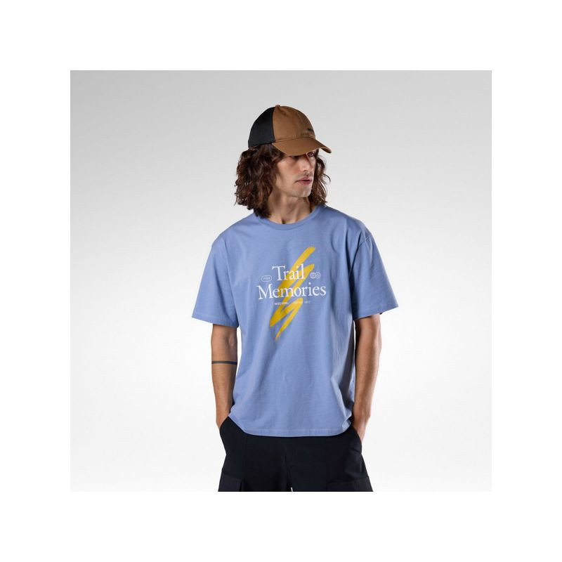 Pánské tričko ROSSIGNOL M Graphic Waterfall Tee, fialové - Pánské oblečení trička