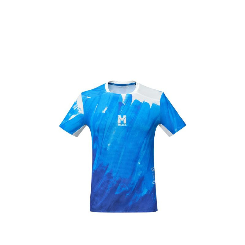 Pánské tričko MILLET Intense Pro Light Ts Ss M, modré - Pánské oblečení trička