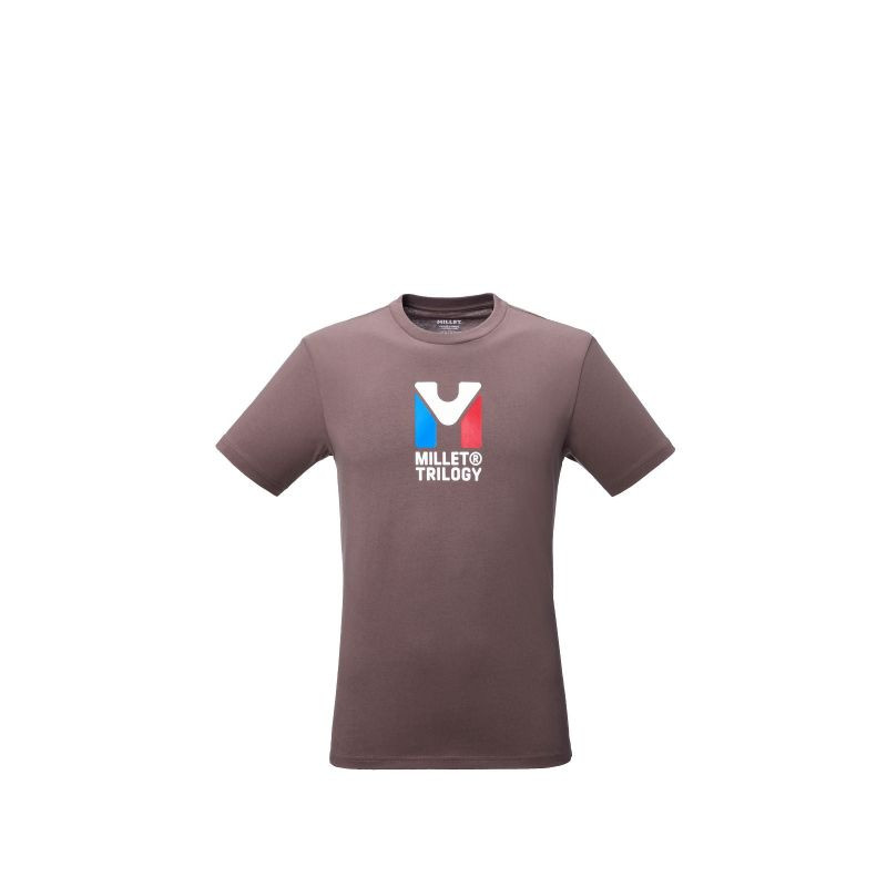 Pánské tričko MILLET Chamonix Tri Ts Ss M, fialovo-švestková barva