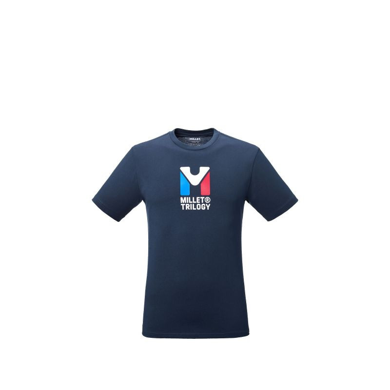 Pánské tričko MILLET Chamonix Tri Ts Ss M, tmavě modré - Pánské oblečení trička