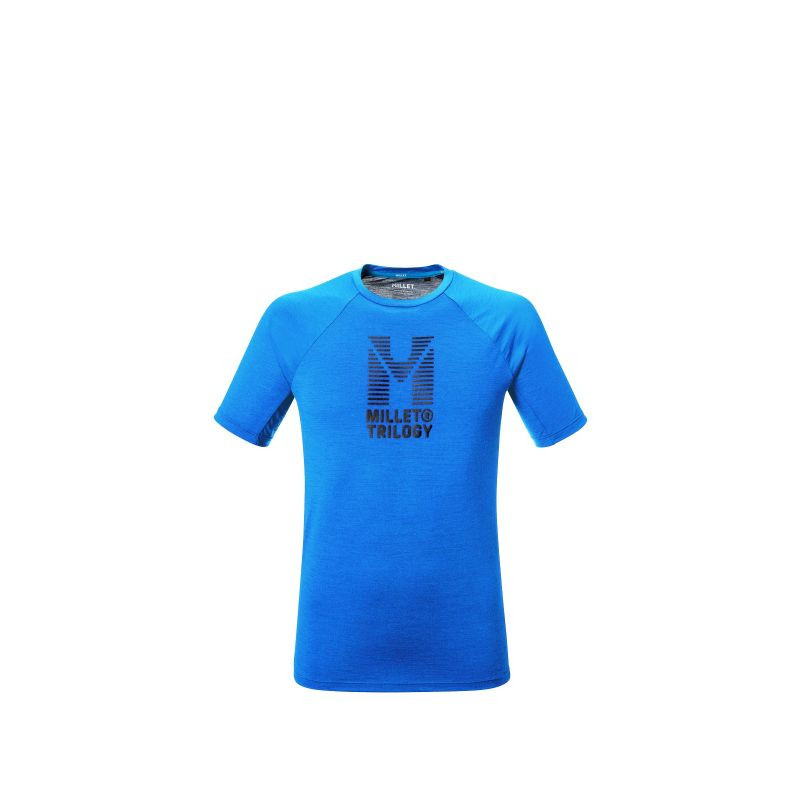 Pánské tričko MILLET Trilogy Icon Ts Ss M, modré´ - Pánské oblečení trička