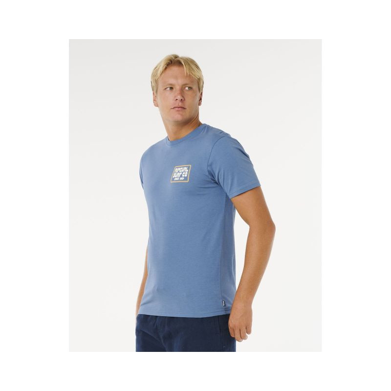 Pánské tričko RIP CURL Pacific Rinse Sunrise Tee, modré