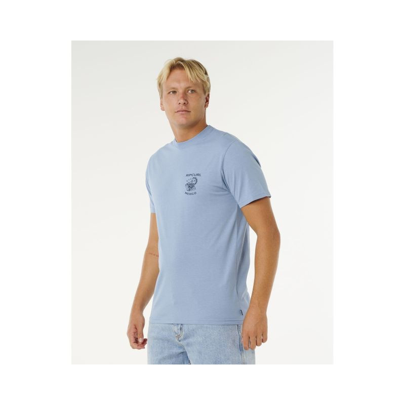 Pánské tričko RIP CURL Desti Animals Tee, modré