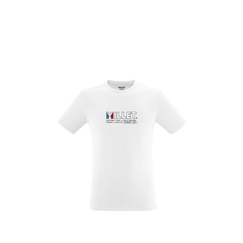 Pánské tričko MILLET Millet Ts Ss M, bílé - Pánské oblečení trička