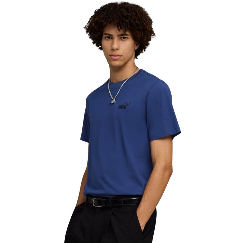 Pánské tričko Puma ESS Small No.1 Logo Tee(s), tmavě modré, 682535, velikost 47