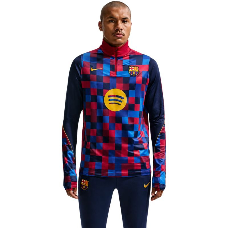 Pánské tričko Nike FC Barcelona Strike Home modro-červené IQ1301 621 - Pánské oblečení trička
