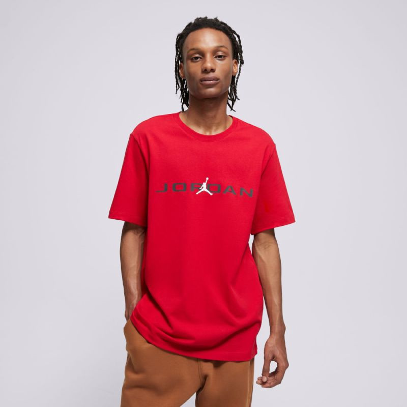 Pánské tričko Air Jordan Jumpman T-shirt Crew červené – IB7353-687 - Pánské oblečení trička