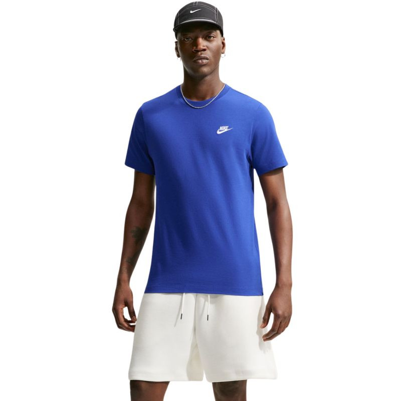 Pánské tričko Nike Club Tee, modré, AR4997, velikost 417 - Pánské oblečení trička