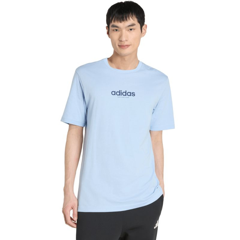 Pánské tričko adidas Burger Flavor Graphic světle modré KT9731 - Pánské oblečení trička