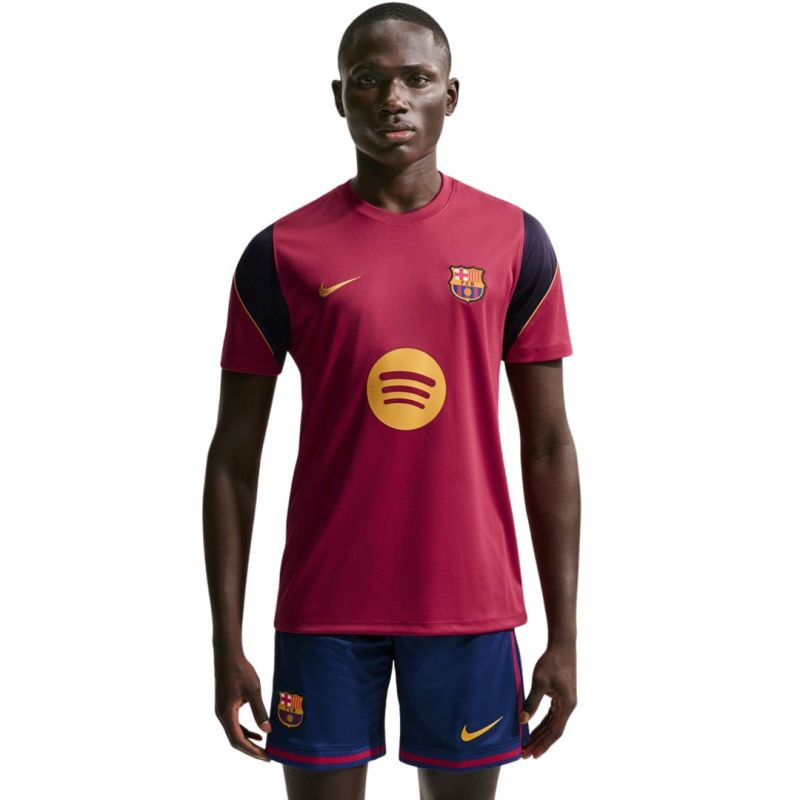 Pánské tričko Nike FC Barcelona Strike, vínové, II2254 621, velikost XL - Pánské oblečení trička