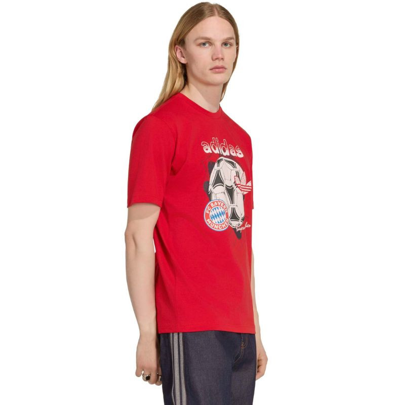 Pánské tričko adidas FC Bayern Mnichov Seasonal Graphic červené KG2586 - Pánské oblečení trička