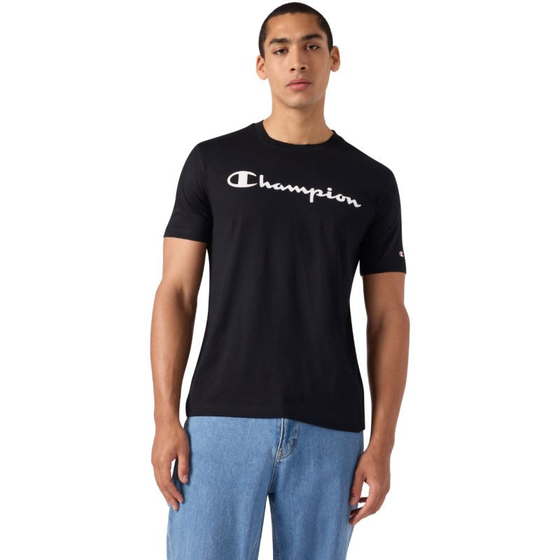 Pánské tričko Champion SS Tee, černé, 221814 KK001
