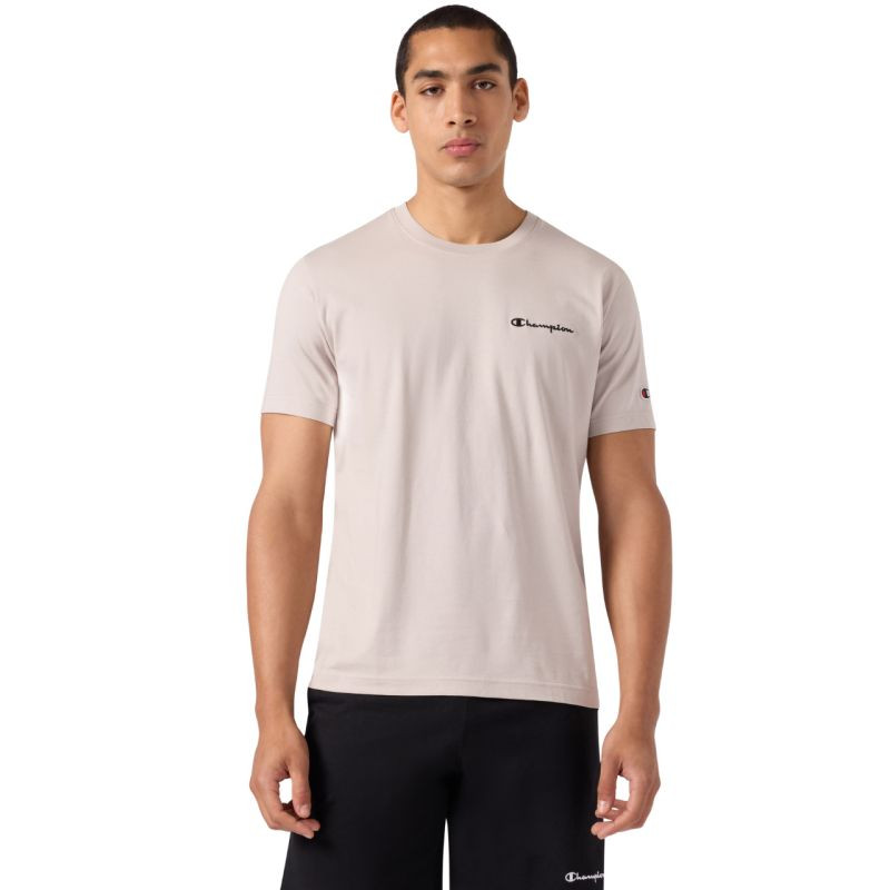 Pánské tričko Champion SS Tee, světle béžové, 221798 ES084