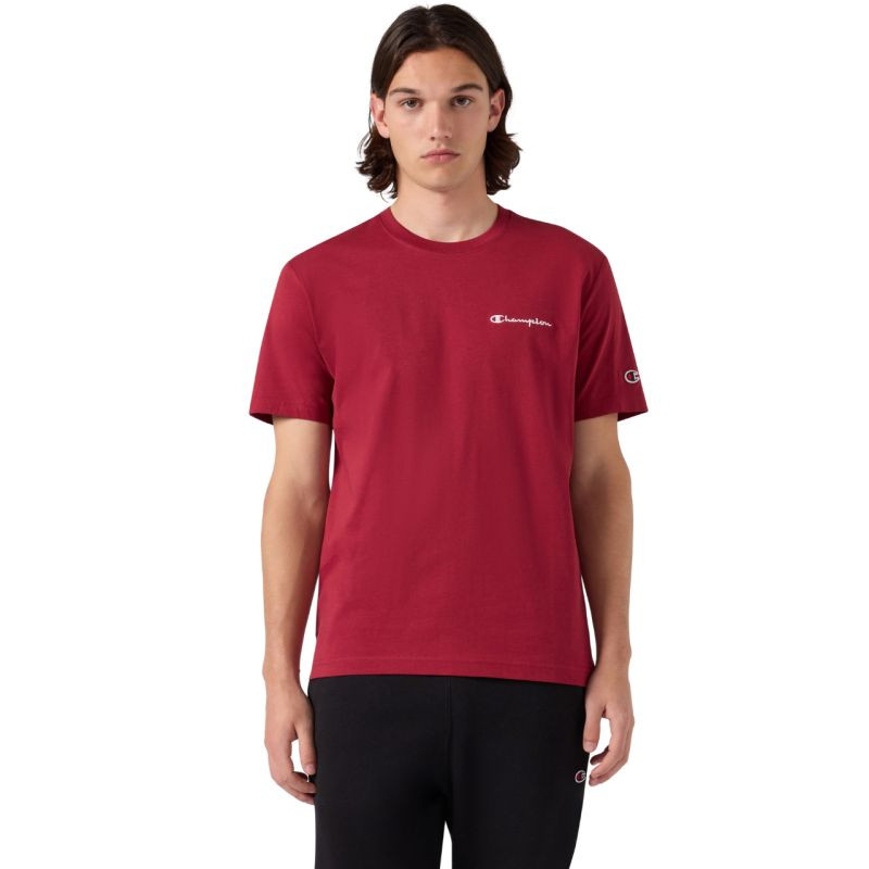 Pánské tričko Champion SS Tee, červené, 221798 RS508