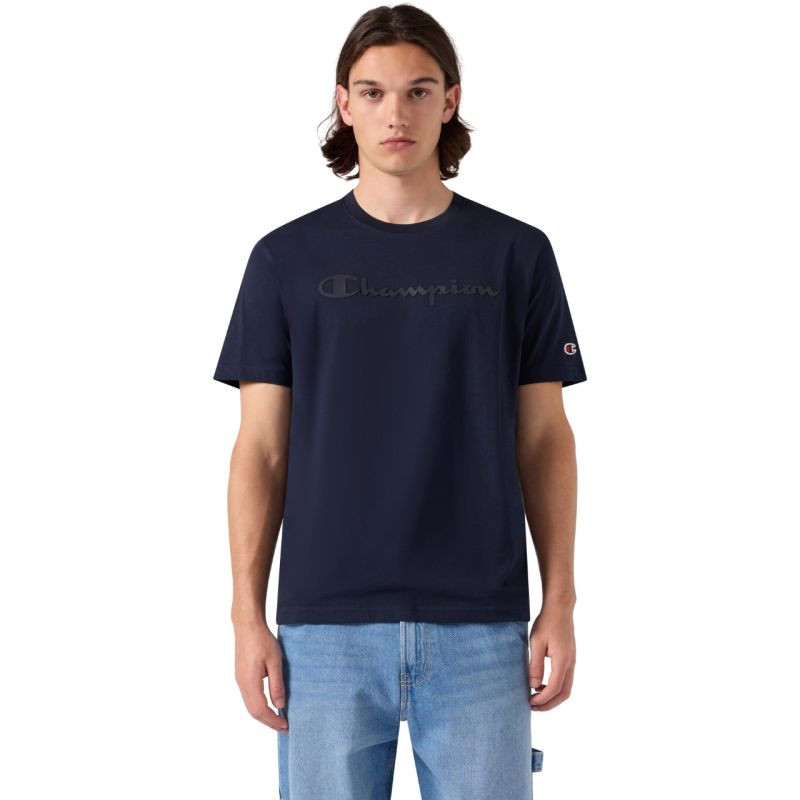 Pánské tričko Champion SS Tee, tmavě modré, 222992 BS501