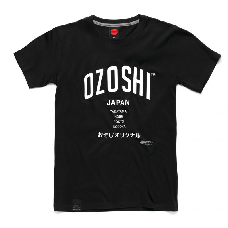 Ozoshi Atsumi Pánské tričko M Tsh černá O20TS007 - Pánské oblečení trička