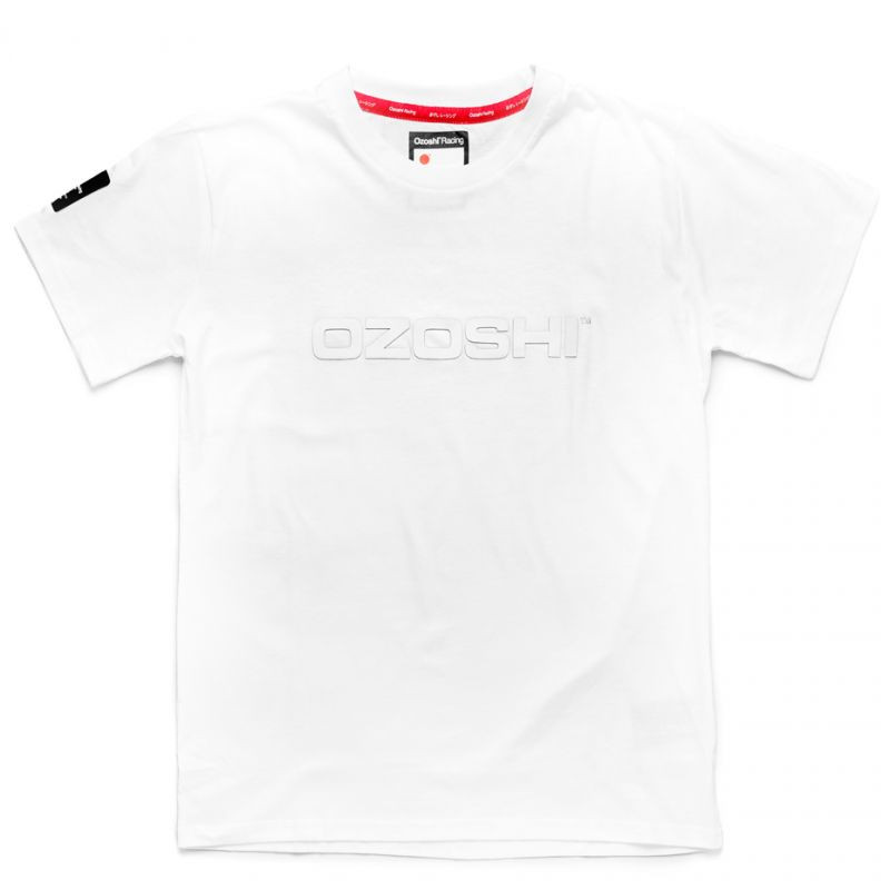 Ozoshi Naoto Pánské tričko M bílá O20TSRACE004 - Pánské oblečení trička