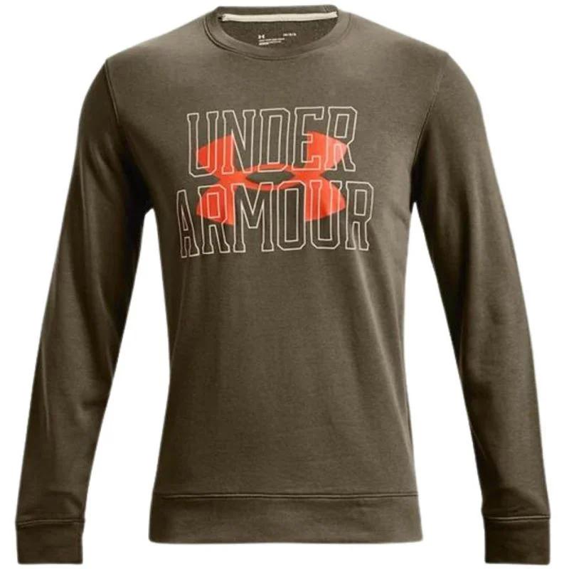 Pánské tričko UA Rival Terry Logo Crew M 1370391 361 - Under Armour