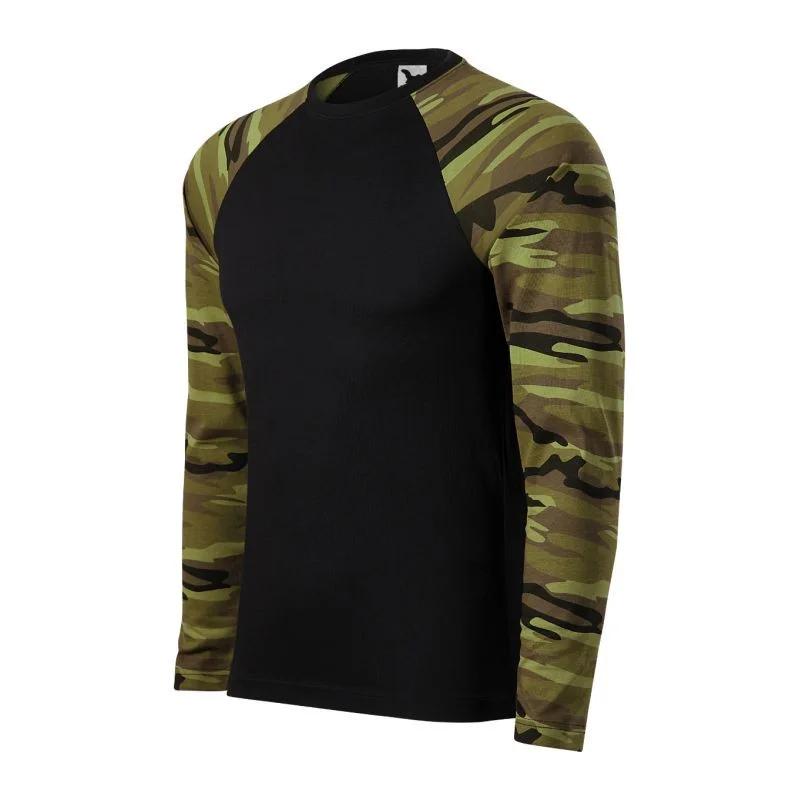 Tričko Malfini Camouflage LS M MLI-16634 camouflage green pánské
