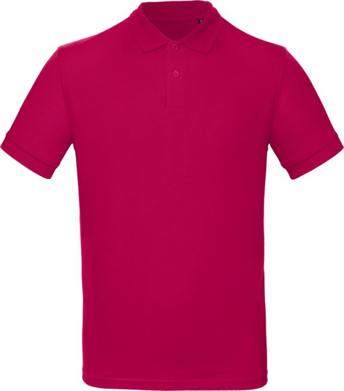 B&C Inspire Polo /men_° Pánské piqué polo z bio bavlny 01.0430 sorbet