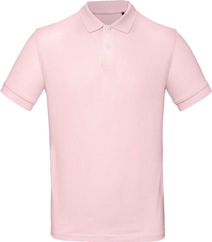 B&C Inspire Polo /men_° Pánské piqué polo z bio bavlny 01.0430 orchid pink