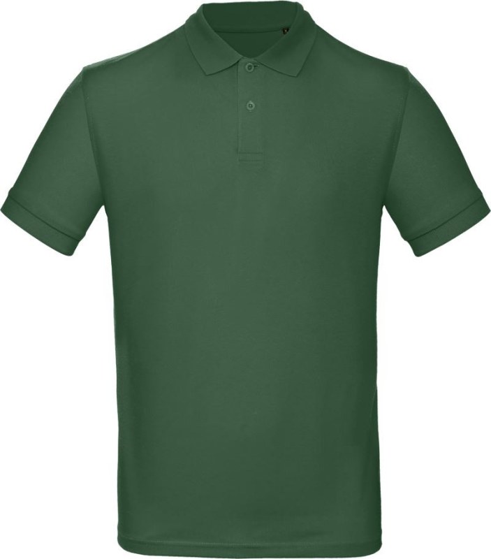 B&C Inspire Polo /men_° Pánské piqué polo z bio bavlny 01.0430 bottle green