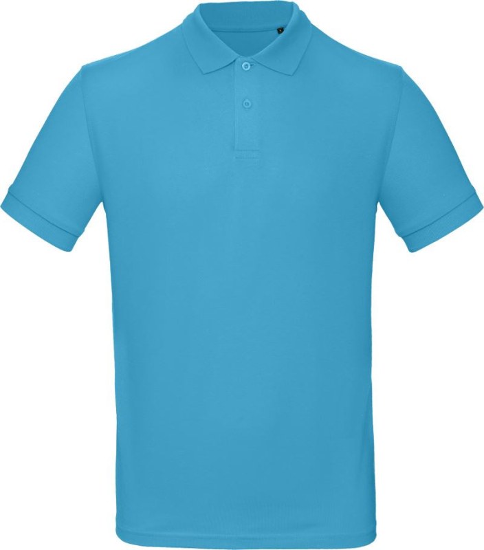 B&C Inspire Polo /men_° Pánské piqué polo z bio bavlny 01.0430 very turquoise