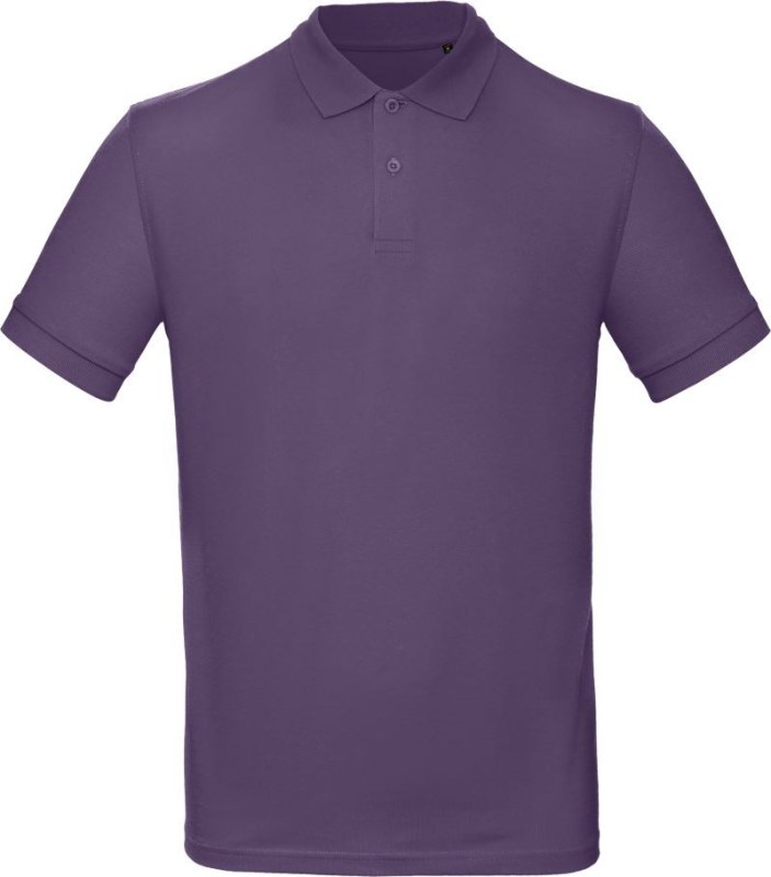 B&C Inspire Polo /men_° Pánské piqué polo z bio bavlny 01.0430 radiant purple