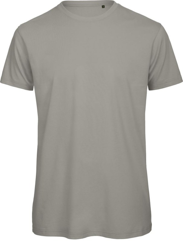B&C Inspire T /men_° Pánské tričko Medium Fit z bio bavlny 01.TM42 light grey