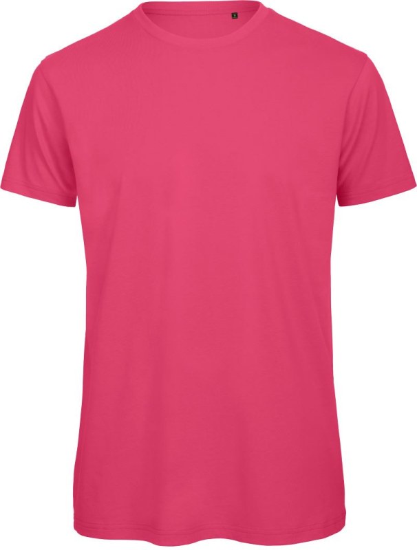 B&C Inspire T /men_° Pánské tričko Medium Fit z bio bavlny 01.TM42 fuchsia