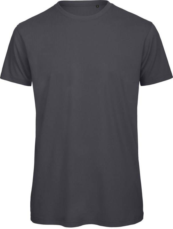 B&C Inspire T /men_° Pánské tričko Medium Fit z bio bavlny 01.TM42 dark grey