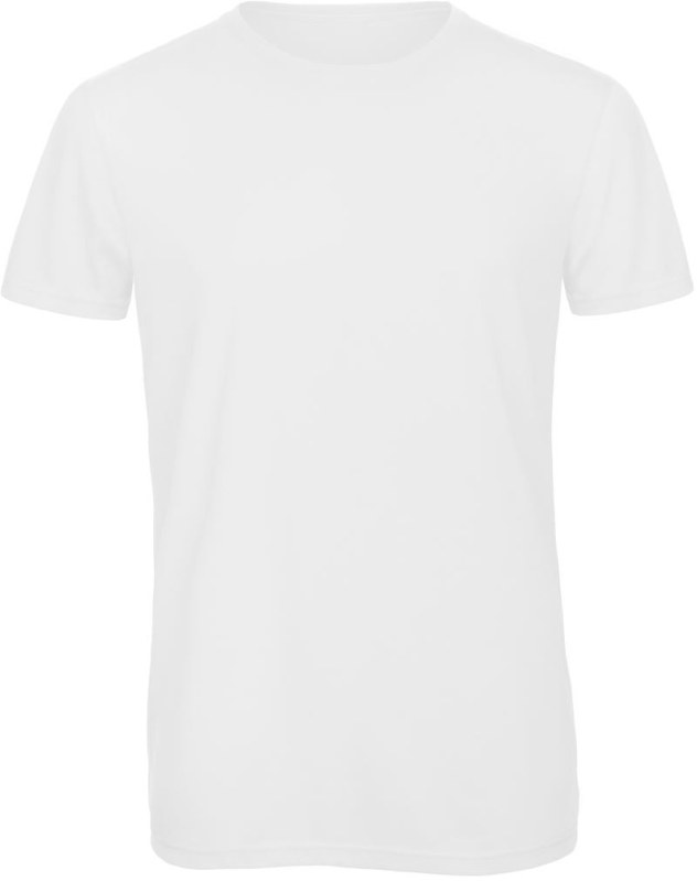 B&C Triblend /men Pánské tričko 01.TM55 white - Pánské oblečení trička