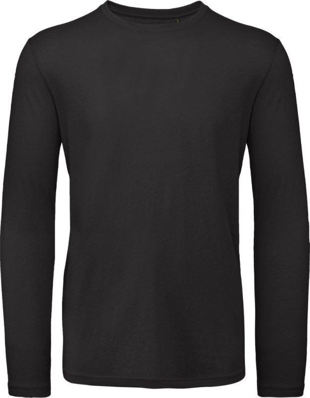 B&C Inspire LSL T /men_° Pánské tričko s dlouhým rukávem 01.TM70 black