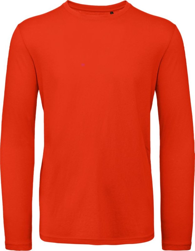 B&C Inspire LSL T /men_° Pánské tričko s&nbsp;dlouhým rukávem 01.TM70 fire red - Pánské oblečení trička