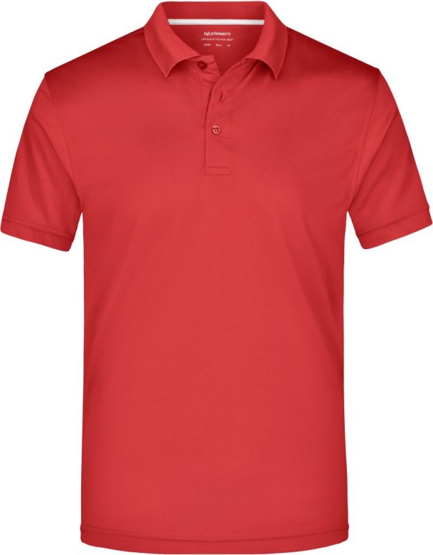 Daiber JN 401 Pánské polo High Performance 02.0401 red