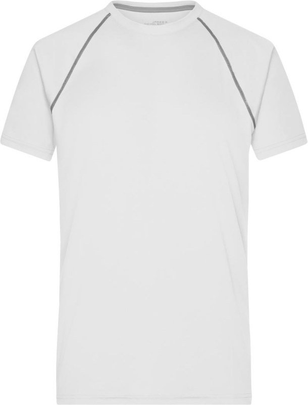 Daiber JN 496 Pánské funkční tričko 02.0496 white/silver