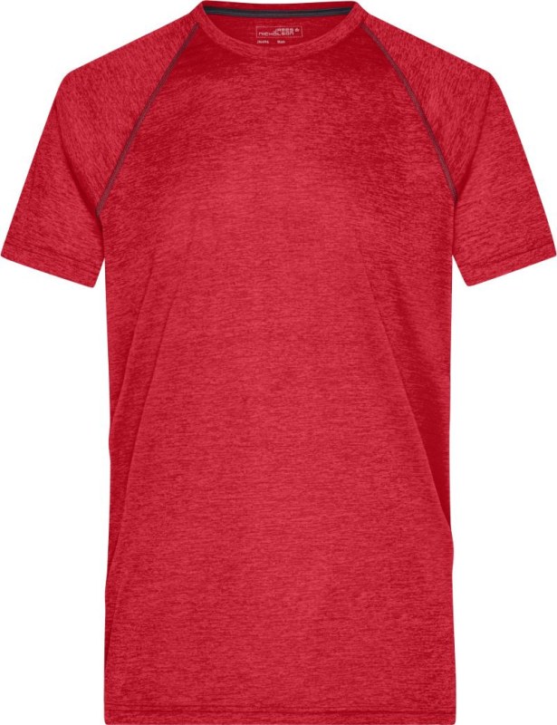 Daiber JN 496 Pánské funkční tričko 02.0496 red melange/titan