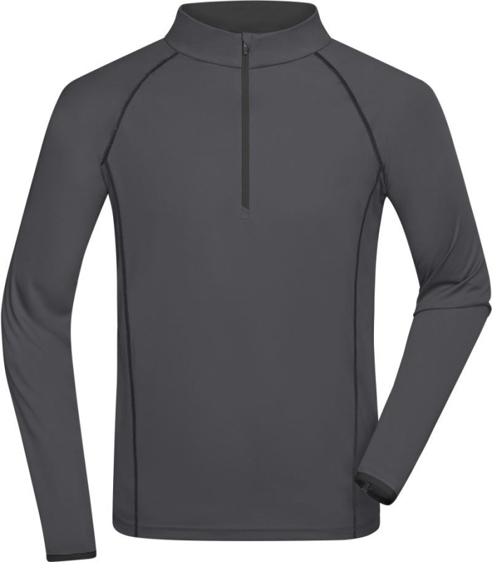 Daiber JN 498 Pánské funkční tričko s dlouhým rukávem 02.0498 titan/black