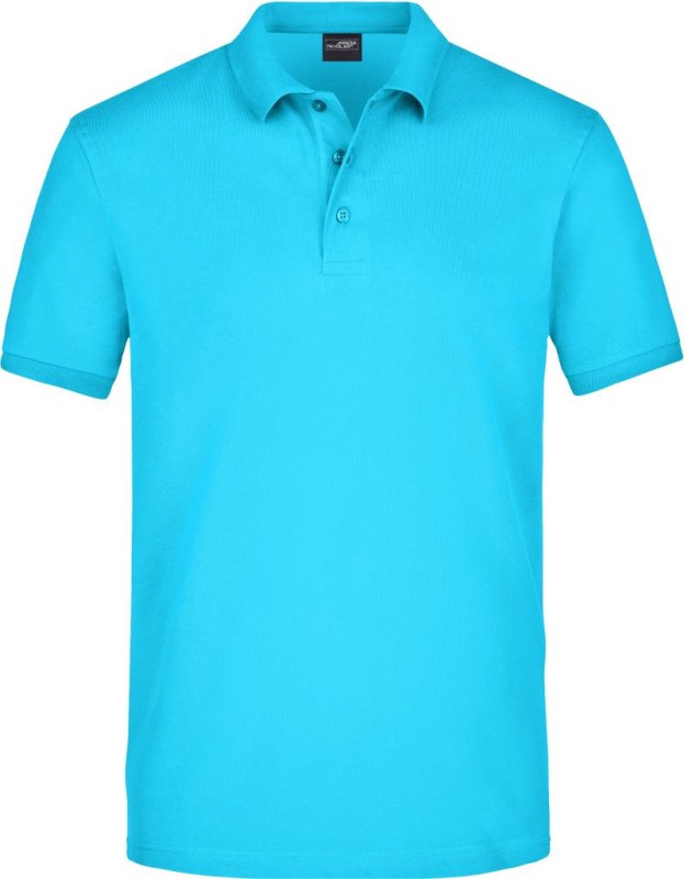 Daiber JN 710 Pánské elastické piqué polo 02.0710 turquoise