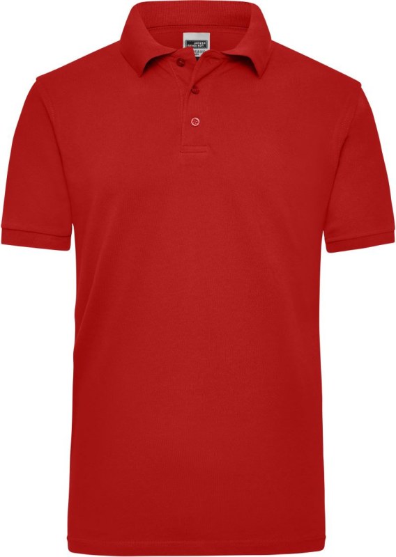 Daiber JN 801 Pánské pracovní piqué polo z těžké bavlny 02.0801 red