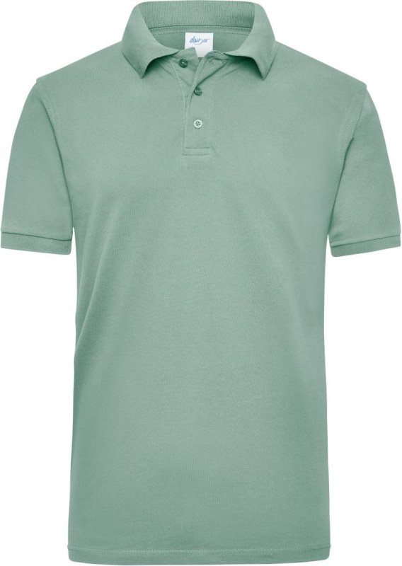Daiber JN 801 Pánské pracovní piqué polo z těžké bavlny 02.0801 foggy green