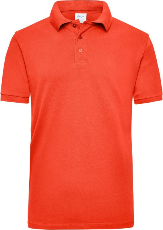 Daiber JN 801 Pánské pracovní piqué polo z těžké bavlny 02.0801 spicy orange