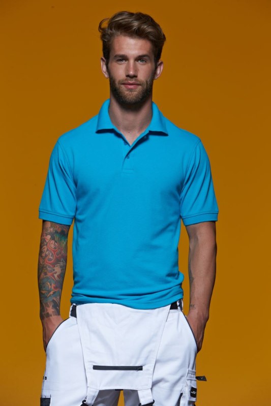 Daiber JN 830 Pánské pracovní piqué polo 02.0830 turquoise