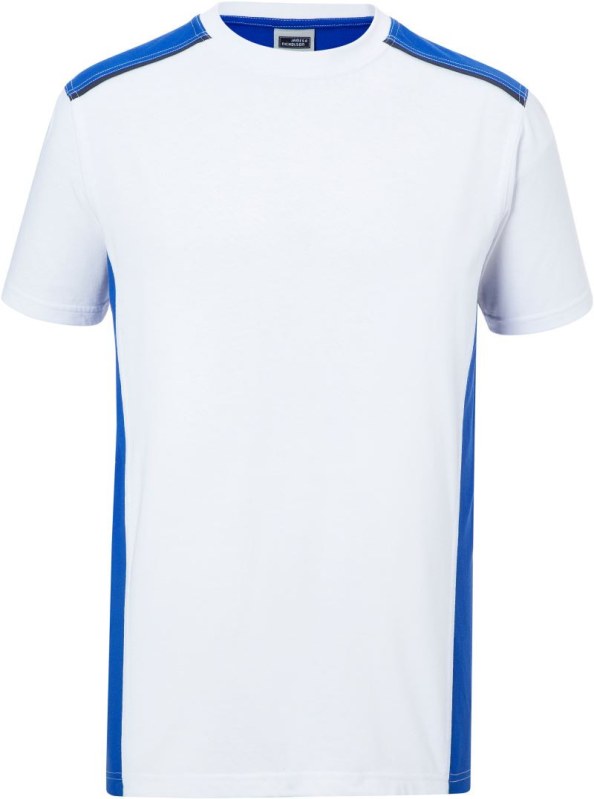 Daiber JN 860 Pánské pracovní tričko - Color 02.0860 white/royal