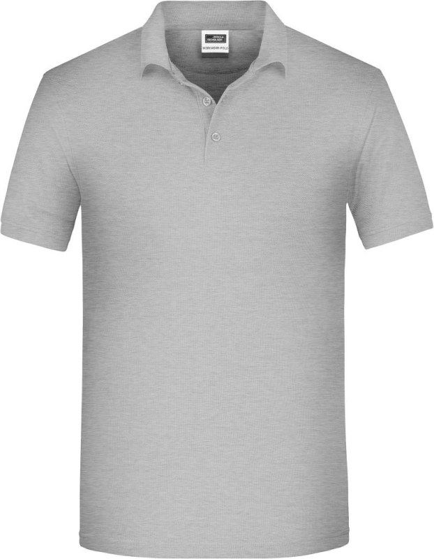 Daiber JN 874 Pánské pracovní bio piqué polo 02.0874 grey heather - Pánské oblečení trička