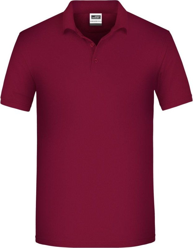 Daiber JN 874 Pánské pracovní bio piqué polo 02.0874 wine