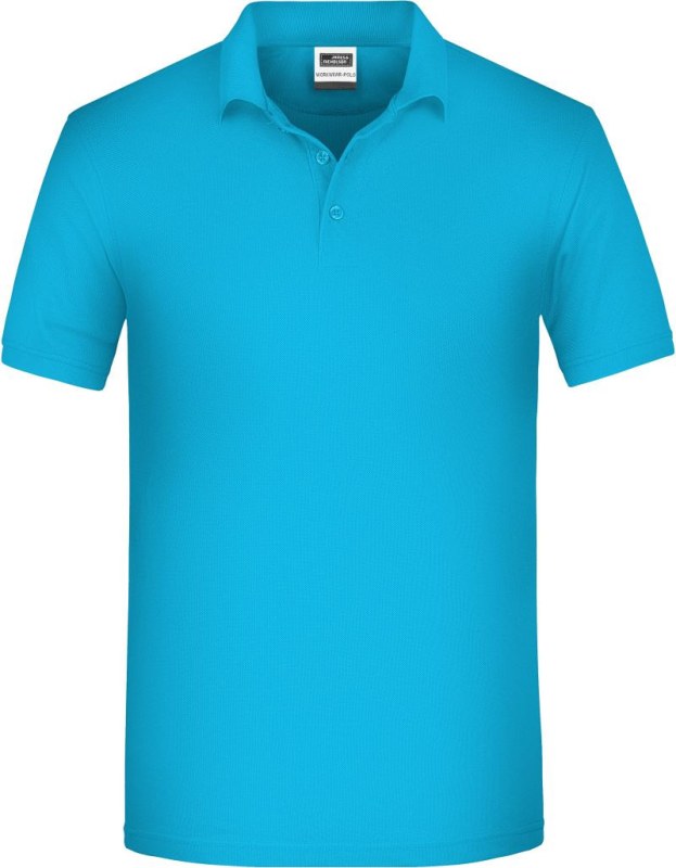 Daiber JN 874 Pánské pracovní bio piqué polo 02.0874 turquoise
