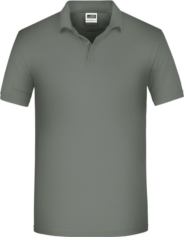 Daiber JN 874 Pánské pracovní bio piqué polo 02.0874 dark grey - Pánské oblečení trička